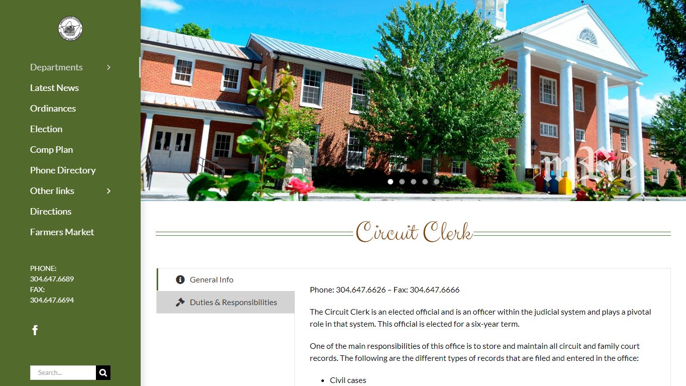 Circuit Clerk - Greenbrier County Official Website
